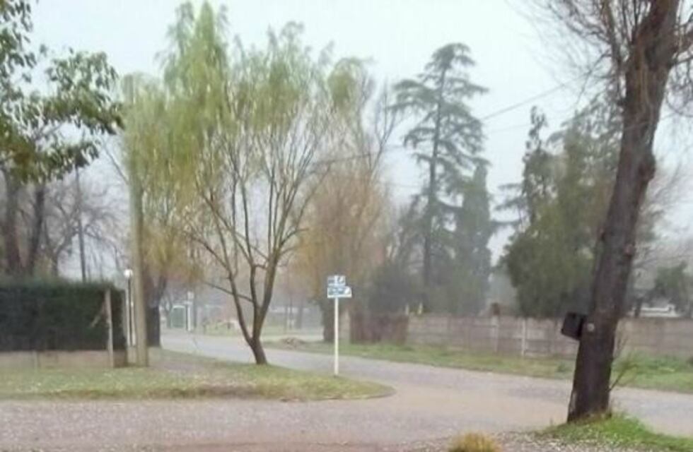 Tras la intensa caída de granizo, cesó el aviso a muy corto plazo para el extremo sur de Santa Fe