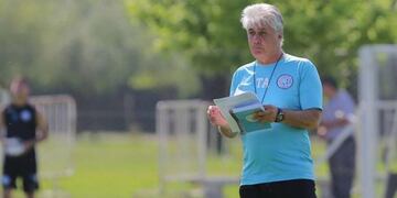 Julio Costantín, el DT interino de Belgrano\u002E