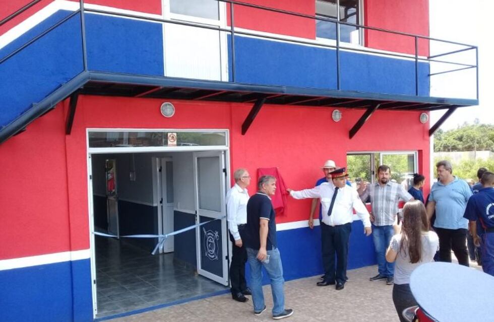 Inauguraron el nuevo cuartel de Bomberos Voluntarios en Andresito