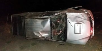 Trágico vuelco en la ruta 35