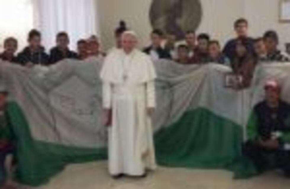 El Papa Francisco bendijo a chicos de Ciudad Oculta