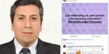Gonzalo Estrada y su publicación en facebook\u002E
