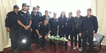 Intendente de Juan Pujol otorgó un bono a Bomberos Voluntarios\u002E