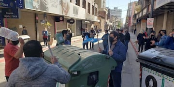 Protesta de comercios mayoristas en Córdoba\u002E