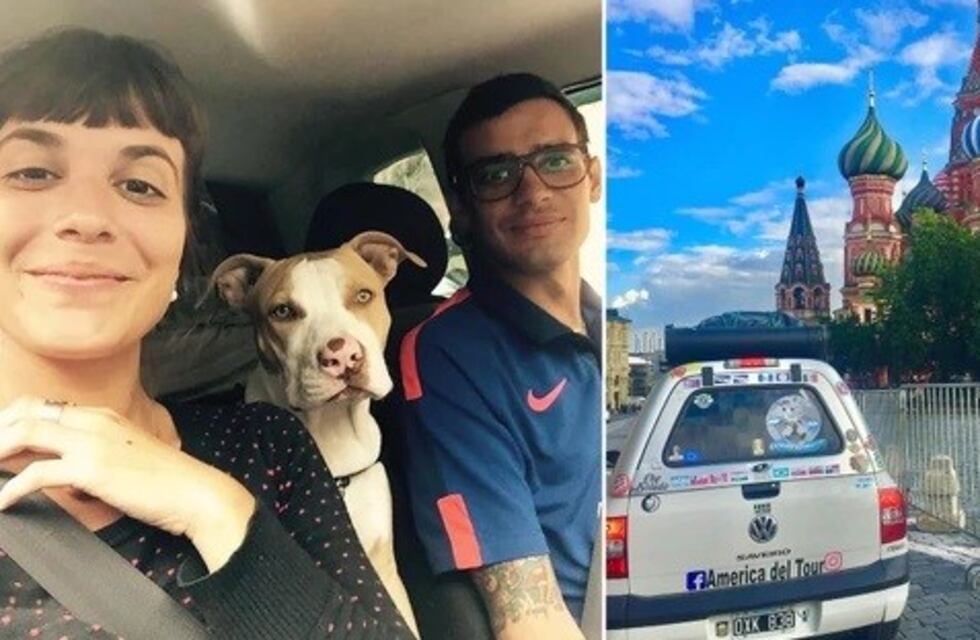 Los mendocinos que llegaron a Rusia en una Saveiro tienen una deuda de patente de $10 mil