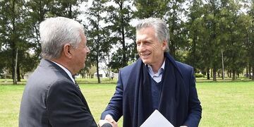 José Lauritto - Mauricio Macri\nCrédito: APF