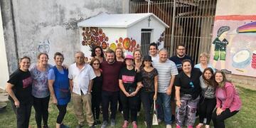 La obra de mosaiquismo sobre violencia de género en Río Cuarto\u002E