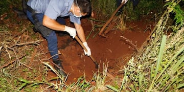 Mujer fue hallada enterrada en Piñalito Norte