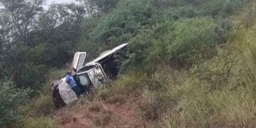 Accidente vial cerca de El Tunal, Salta