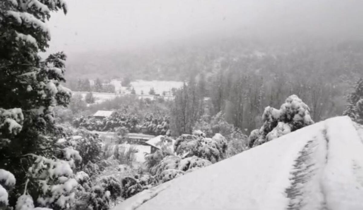 Habrá lluvias y nevadas en Bariloche