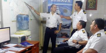 Suboficial Mayor Cristian Gabriel Blanquer, marino cordobés que cumple funciones en la Delegación Naval de Corrientes\u002E