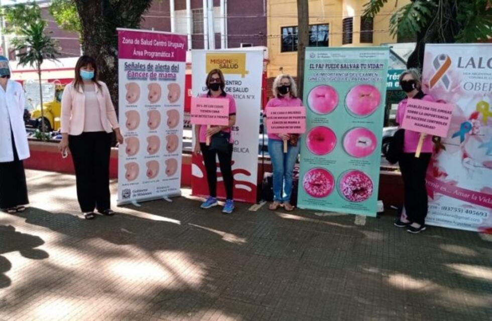 Oberá tuvo actividades en el día mundial de la lucha contra el cáncer de mama