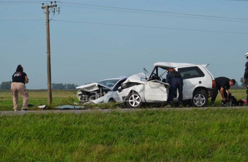 Choque frontal con un muerto en el centro provincial