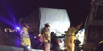 El automovilista murió en el acto después de la colisión\u002E (@minsegsf)