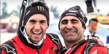 Kevin Benavídes y Paulo Gonçalves