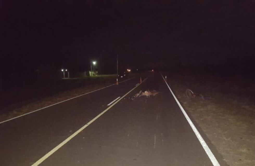 Olta: muere motociclista tras impactar a un ciclista