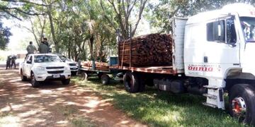 Secuestro de madera aserrada que fue robada de un lote\u002E (Misiones Online)