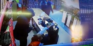 asalto a supermercado