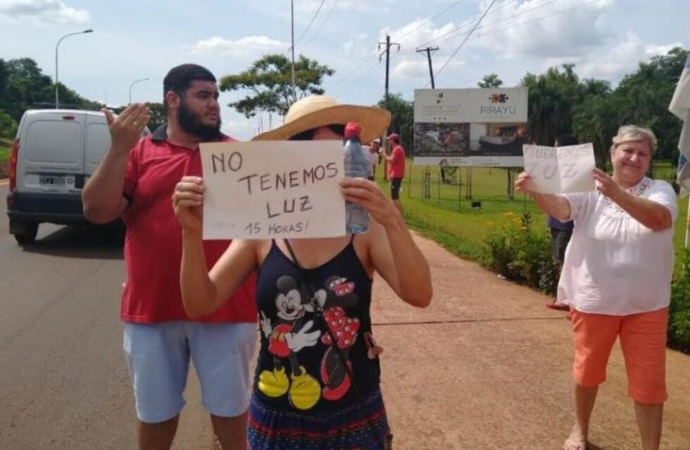 Indignados, los vecinos de Iguazú solicitan que se declare la emergencia energética