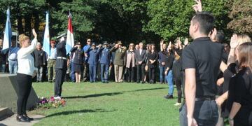 Acto en honor a los caídos en Malvinas