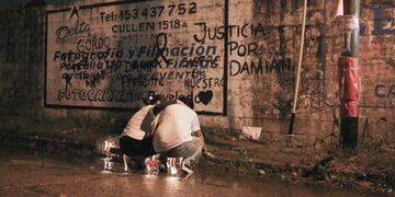 Marcha a un año de la muerte de Damián Orgaz\u002E