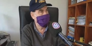Mario Flamer, presidente de la Asociación de Bomberos Voluntarios de Eldorado\u002E