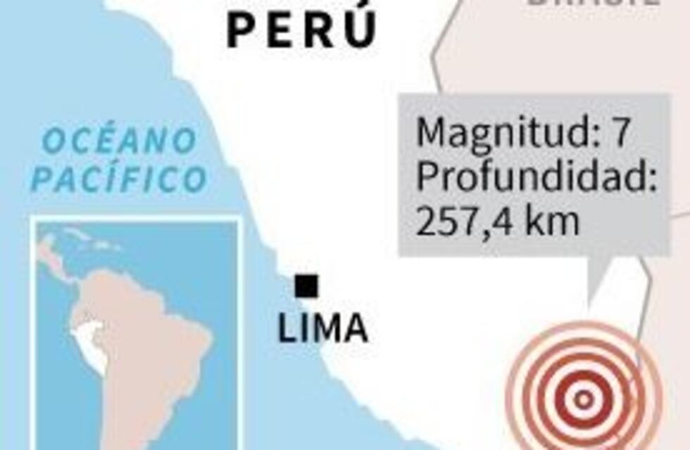 Un sismo de magnitud 7 sacudió a Perú y al norte de Chile