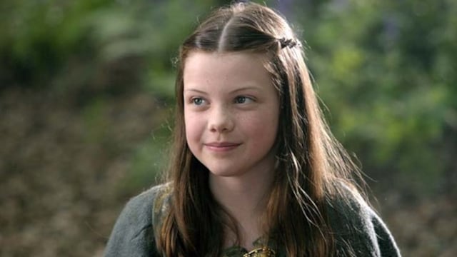 En la saga "Crónicas de Narnia", Georgie Henley interpreta a Lucy.