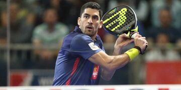 Maximiliano Sánchez, el jugador de pádel villamercedino\u002E