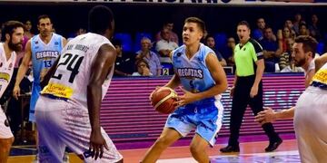 Regatas venció a San Martín y se quedó con una nueva edición del clásico correntino\u002E (Foto: Prensa Liga Nacional)