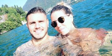 Mauro Icardi y Wanda Nara\u002E (Instagram)