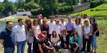 Dirigentes en Carlos Paz