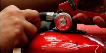 El hombre agredió al otro utilizando un matafuegos\u002E