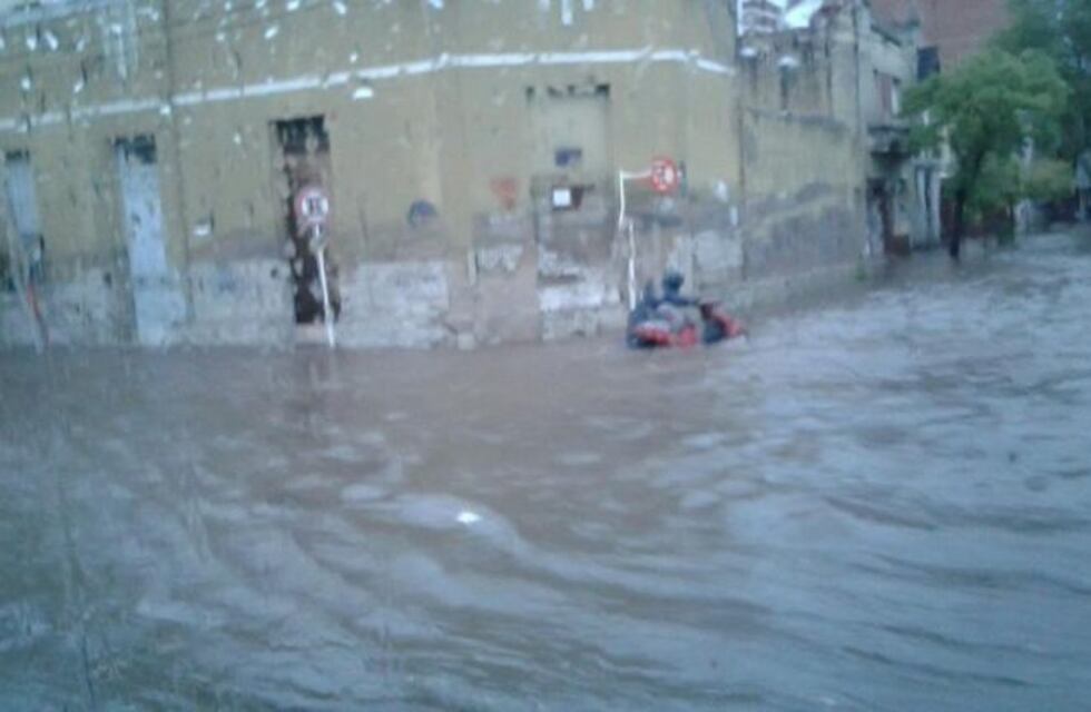 Imágenes de la torrencial lluvia en Río Cuarto