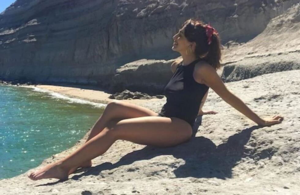 Thelma Fardín visitó Puerto Pirámides y allí se enteró de los dichos de su media hermana