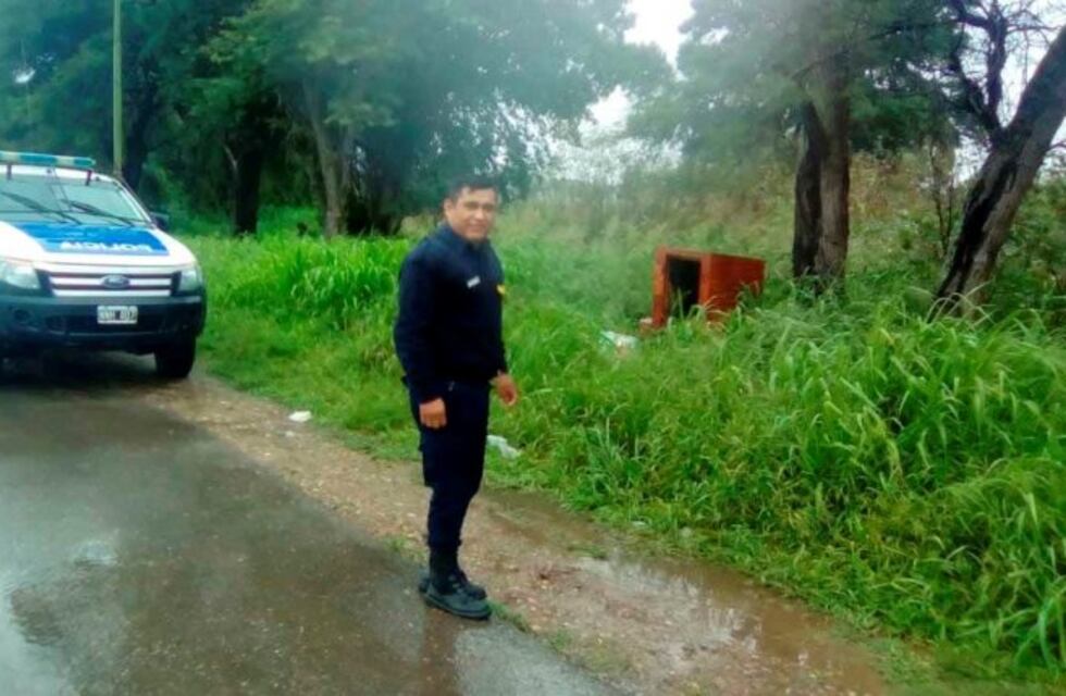 Dejó la droga en una gruta y la Policía la encontró