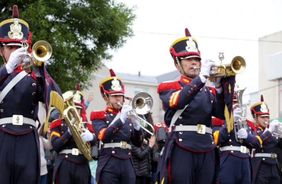 La fanfarria Alto Perú en Punta Alta