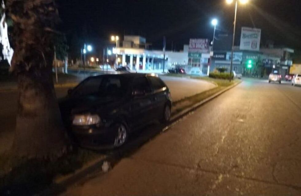 Alta Gracia: se quedó dormido y chocó