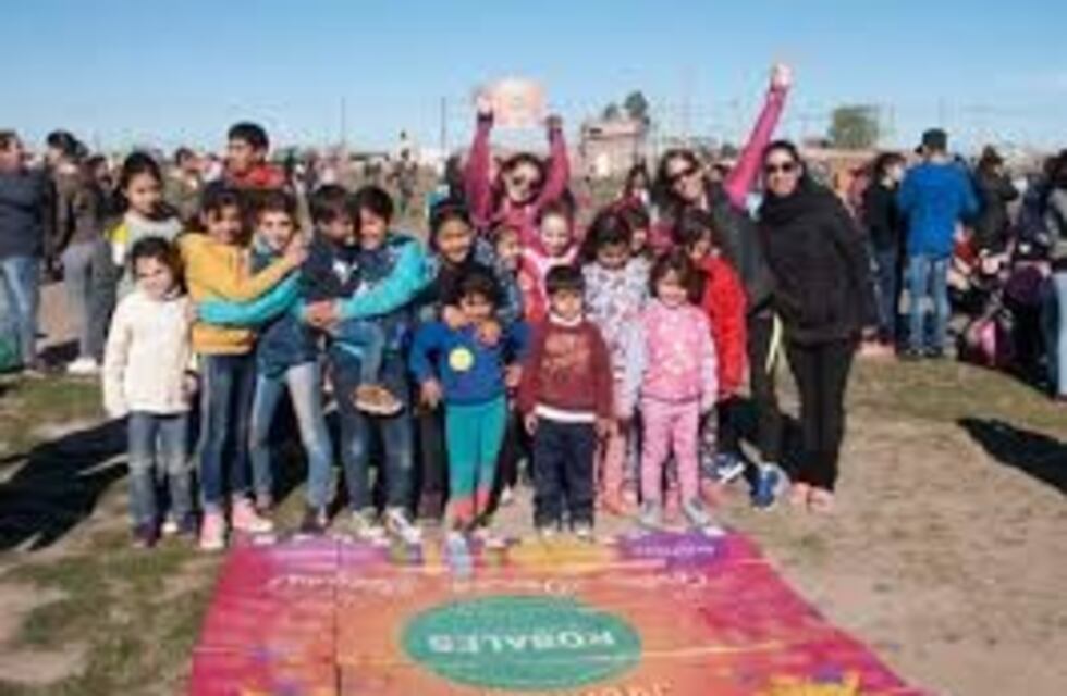 kermés en la Plaza Moreno