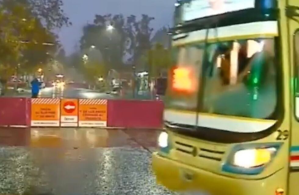 Un camarógrafo mendocino se salvó de milagro