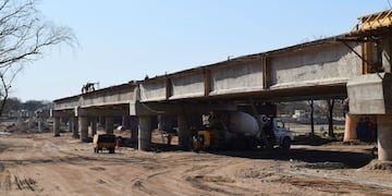 El puente de Río Cuarto registra un 60% de avance de obra\u002E