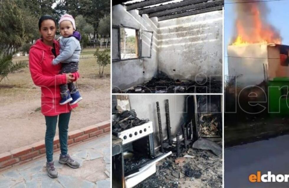 Una familia puntana perdió todo por un incendio y necesita ayuda