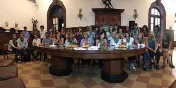 El encuentro se llevó a cabo en el Palacio Vasallo\u002E (@NormaLopezSF)