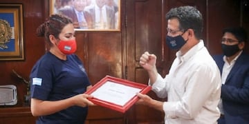 Incendios: distinguieron a bomberos de la Banda del Río Salí\u002E (SECPT)