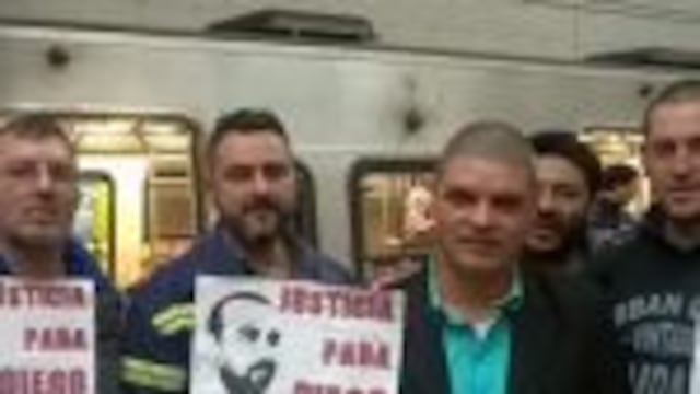 Diego Martu00ednez Operario Metrovias fallecido 2012
