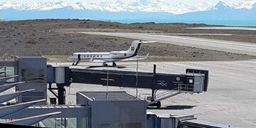 El Avión de Lionel Messi en El Calafate