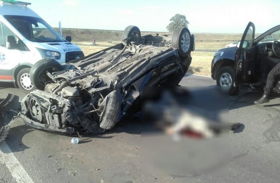 Accidente fatal en la autopista a Santa Fe a la altura de San Lorenzo