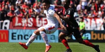 Luis Leal, delantero de Newell's\u002E (CANOB)
