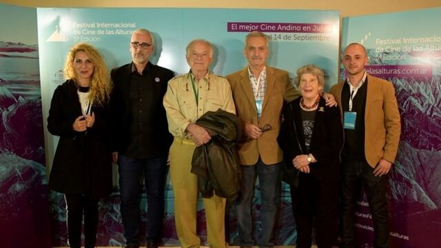 Ricardo Aronovich (2° desde la izq\u002E) en Jujuy