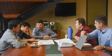 Equipo municipal reunido